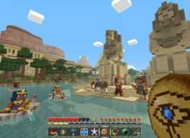 Egyptian mythology mash-up pack в Minecraft PE