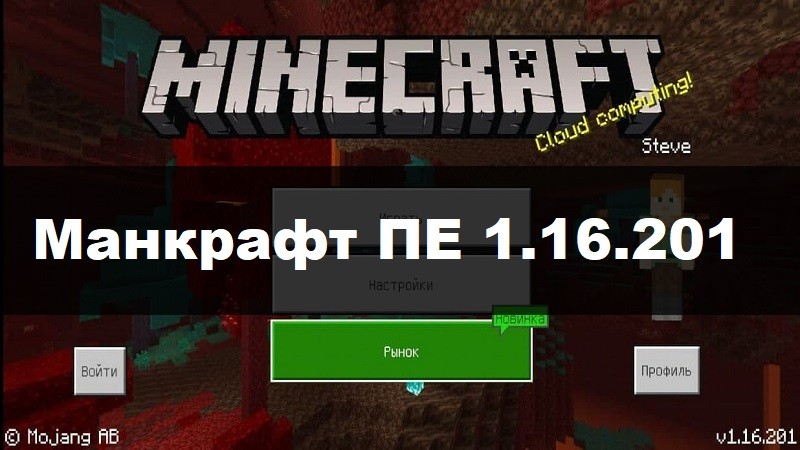 Minecraft 1.16.201 apk