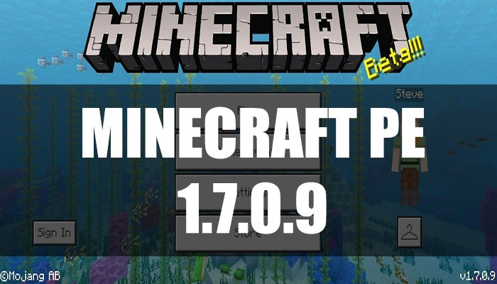Скачать Minecraft PE 1.7.0.9
