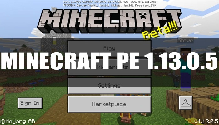 Minecraft PE 1.13.0.5