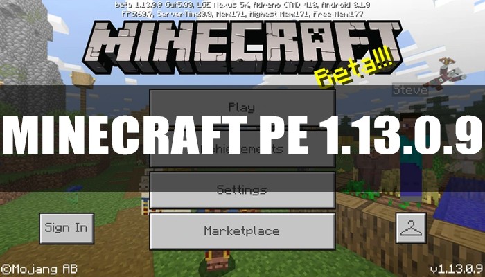 Minecraft PE 1.13.0.9