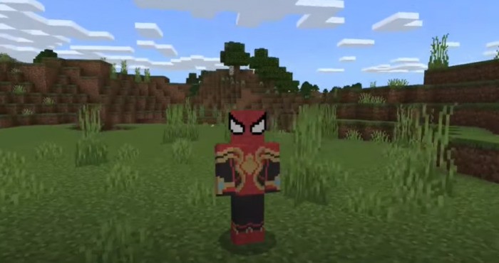 Игрок превратился в Человека-паука
