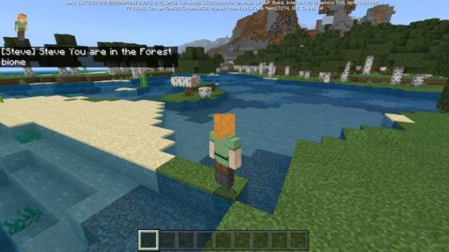 Скачать мод на определение биомов для Minecraft PE Бесплатно