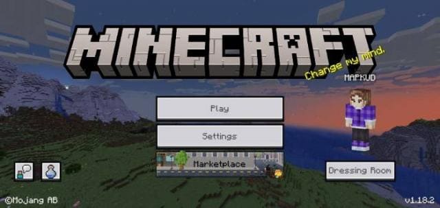 Скачать текстуры на улучшенные кнопки меню для Minecraft PE Бесплатно