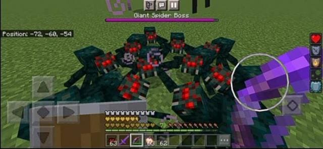 Скачать мод на гигантского паука на Minecraft PE Бесплатно