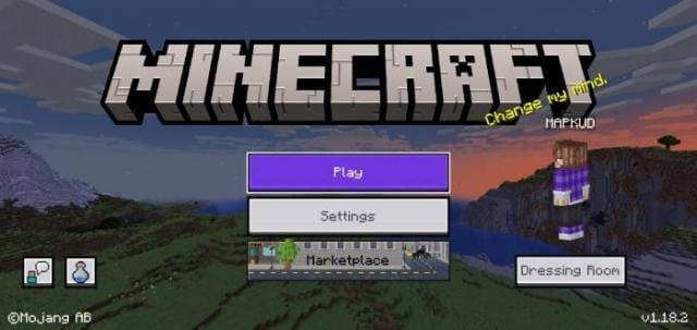 Скачать текстуры на улучшенные кнопки меню для Minecraft PE Бесплатно