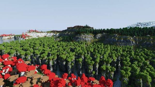 Скачать карту на сказочный остров на Minecraft PE Бесплатно