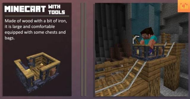Скачать текстуры на разные вагонетки для Minecraft PE Бесплатно