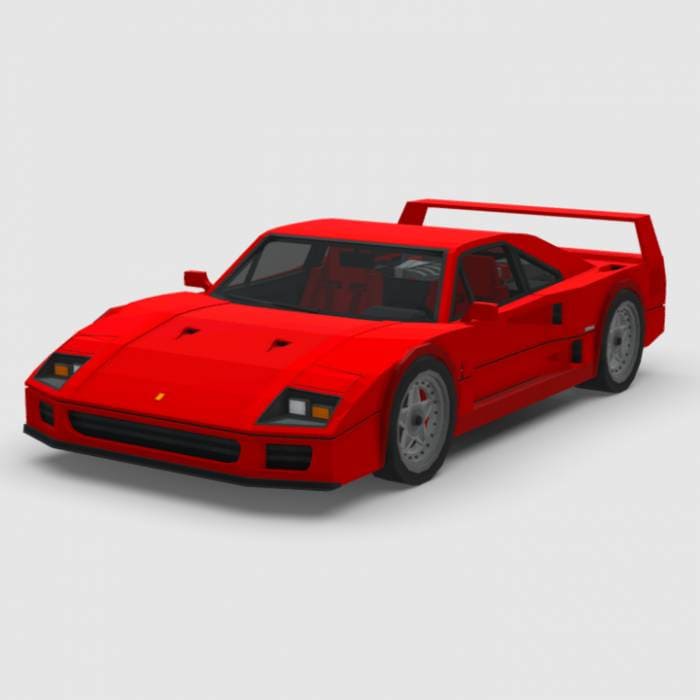 Скачать мод на Ferrari F40 на Minecraft PE Бесплатно