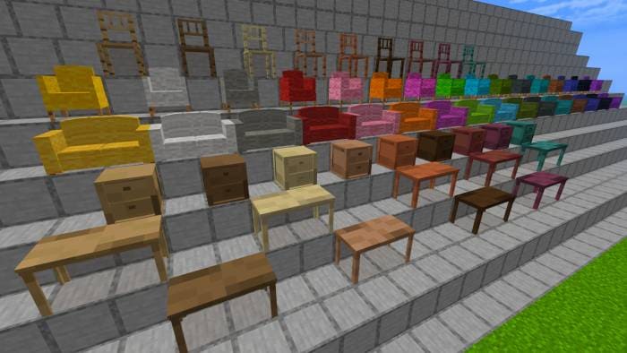 Скачать мод на проработанную мебель на Minecraft PE Бесплатно