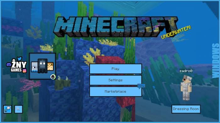 Скачать текстуры на водное оформление для Minecraft PE Бесплатно