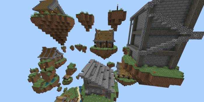 Скачать карту на небесную виллу на Minecraft PE Бесплатно