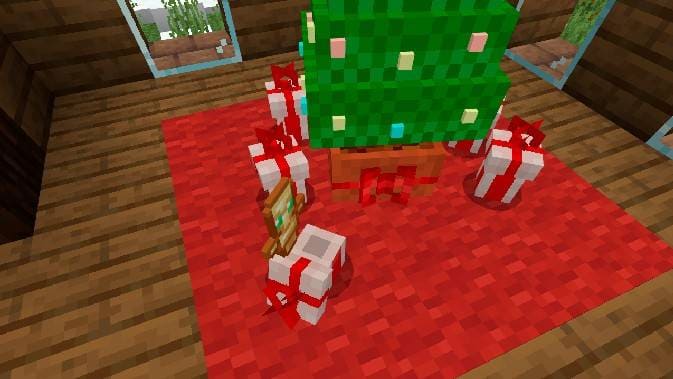 Скачать мод на новогоднее дерево на Minecraft PE Бесплатно