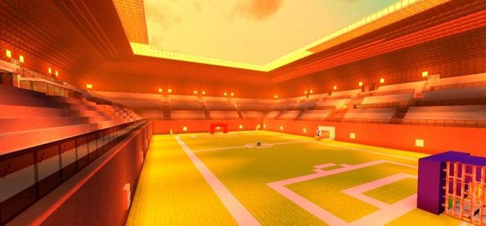 Скачать карту на Стадион из Катара на Minecraft PE Бесплатно