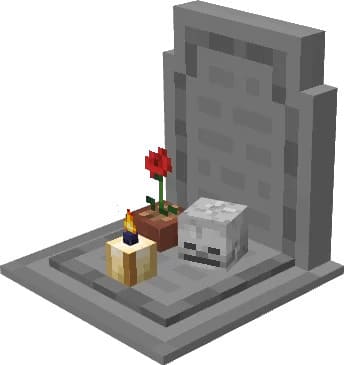 Скачать мод на надгробия на Minecraft PE Бесплатно