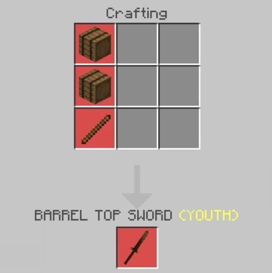 Скачать мод на мечи из любых блоков на Minecraft PE Бесплатно