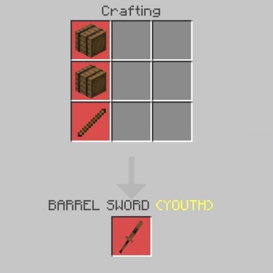 Скачать мод на мечи из любых блоков на Minecraft PE Бесплатно