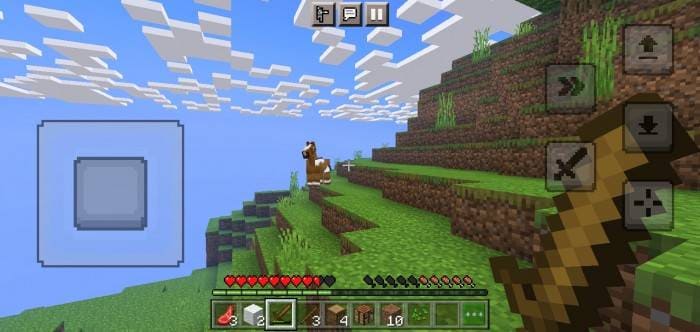 Скачать текстуры на прозрачность управления для Minecraft PE Бесплатно