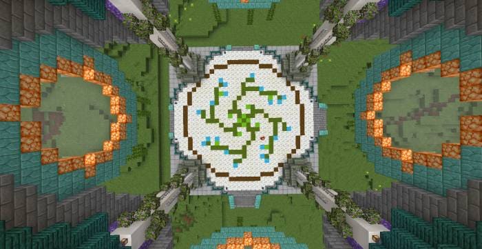 Скачать карту на фэнтези спаун на Minecraft PE Бесплатно