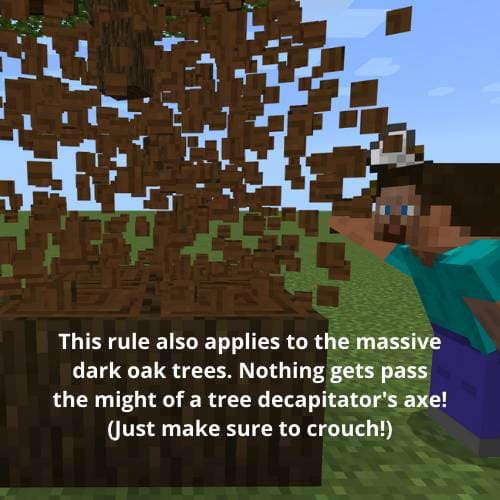 Как быстро срубить дерево 5