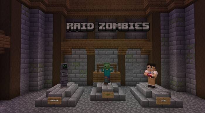Скачать карту на рейд зомби на Minecraft PE Бесплатно