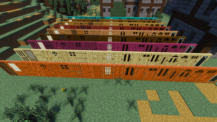Скачать мод на уникальные двери на Minecraft PE Бесплатно