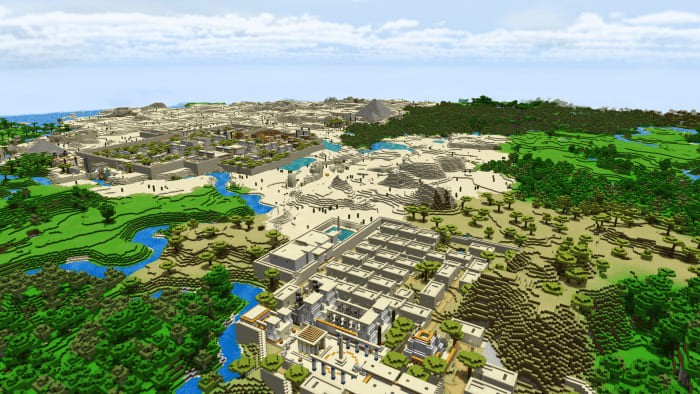 Скачать карту на Древний Египет на Minecraft PE Бесплатно