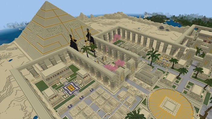 Скачать карту на Древний Египет на Minecraft PE Бесплатно