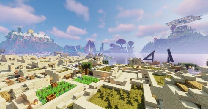 Скачать карту на древний остров на Minecraft PE Бесплатно