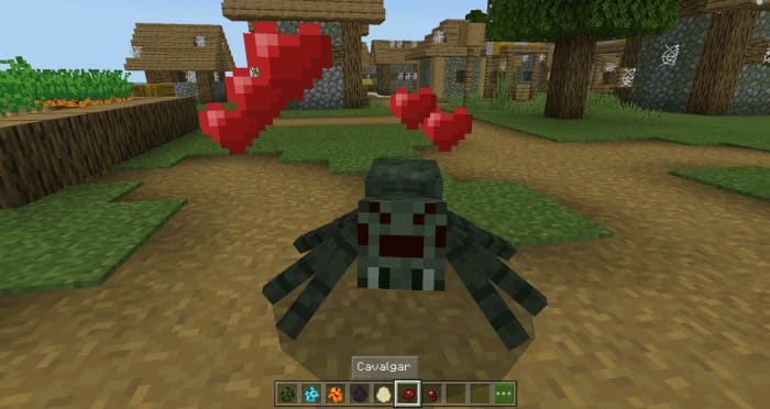 Скачать мод на ездовых пауков на Minecraft PE Бесплатно