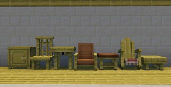 Скачать мод на функционирующую мебель на Minecraft PE Бесплатно