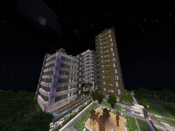Скачать карту на шикарный город на Minecraft PE Бесплатно