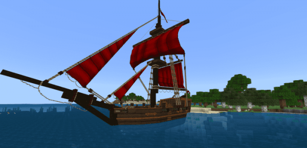 Скачать мод на пиратские лодки на Minecraft PE Бесплатно