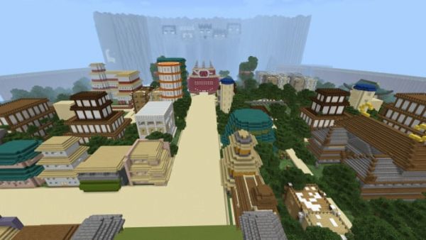 Скачать карту на мир Наруто на Minecraft PE Бесплатно