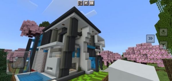 Скачать карту на особняк для жизни на Minecraft PE Бесплатно