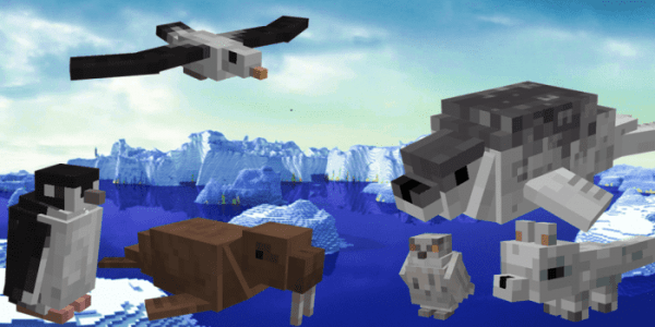 Скачать мод на северных животных на Minecraft PE Бесплатно