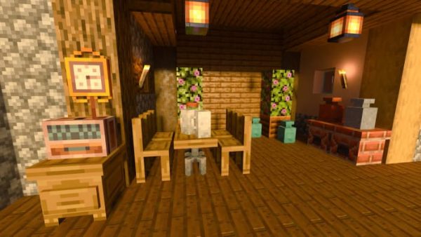 Скачать мод на декоративную мебель на Minecraft PE Бесплатно