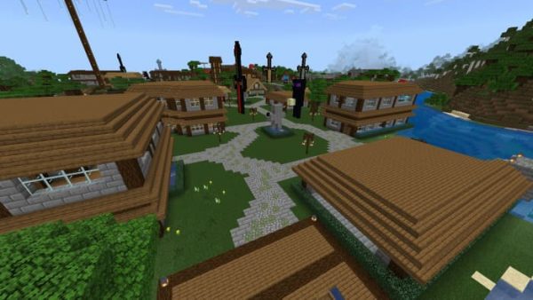 Скачать карту на горную идиллию на Minecraft PE Бесплатно