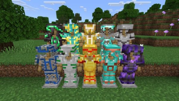 Скачать текстуры на свет брони для Minecraft PE Бесплатно