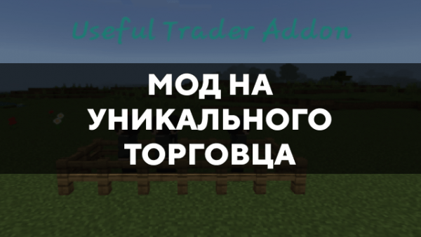 Скачать мод на уникального торговца на Minecraft PE Бесплатно