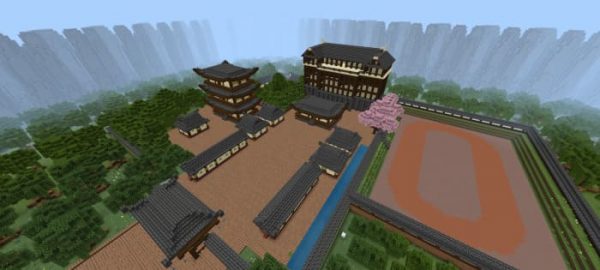 Скачать карту на мир магической битвы на Minecraft PE Бесплатно