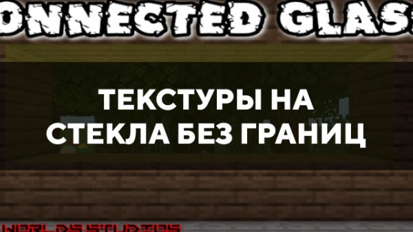 Скачать текстуры на стекла без границ для Minecraft PE Бесплатно