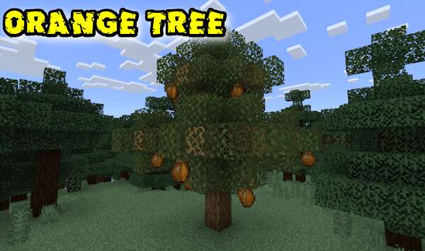Скачать мод на фрукты на деревьях на Minecraft PE Бесплатно