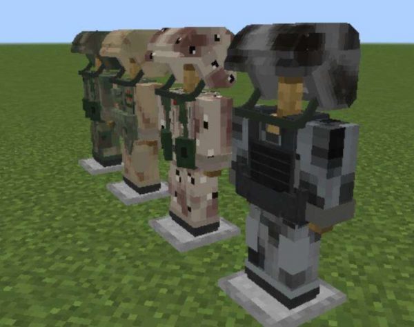 Скачать мод на военную броню на Minecraft PE Бесплатно