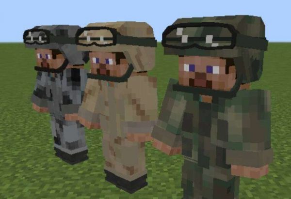 Скачать мод на военную броню на Minecraft PE Бесплатно