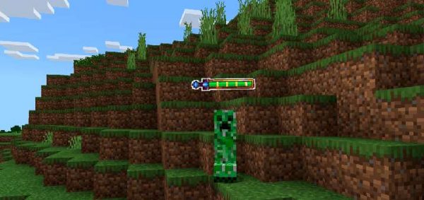 Скачать мод на индикатор урона на Minecraft PE Бесплатно