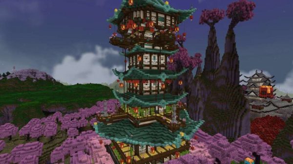 Скачать карту на японское поселение на Minecraft PE Бесплатно