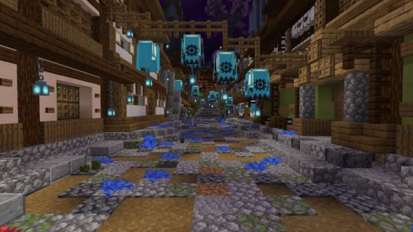 Скачать карту на японское поселение на Minecraft PE Бесплатно