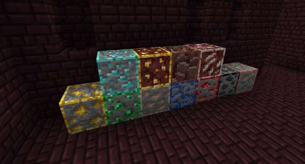 Скачать текстуры на цветные руды для Minecraft PE Бесплатно