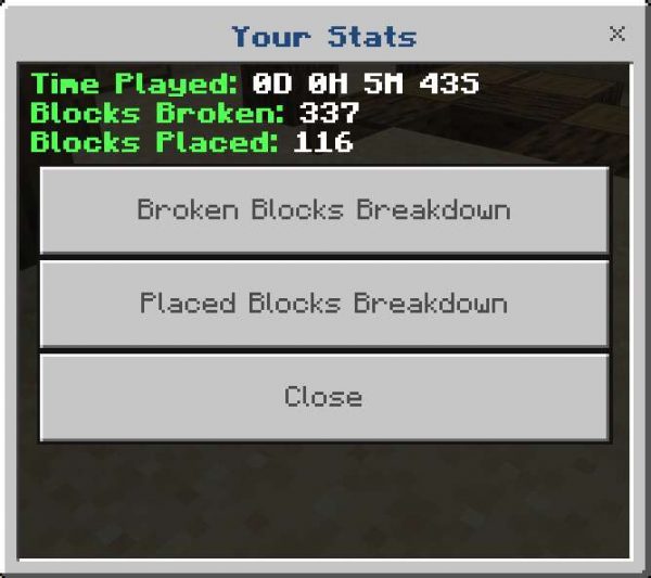 Скачать мод на сыгранное время на Minecraft PE Бесплатно